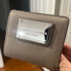 Marc Jacobs Gray Leather Wallet